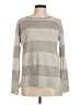 Vince. Stripes Gray Pullover Sweater Size M - photo 1