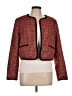 H&M 100% Polyester Tweed Red Jacket Size L - photo 1