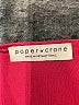 Paper Crane Burgundy 3/4 Sleeve Blouse Size S - photo 7