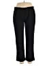 MING WANG Solid Black Casual Pants Size L - photo 1