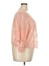 I LE New York 100% Polyester Solid Tropical Orange Pink Kimono Size 22 - photo 4