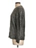 L.L.Bean 100% Cotton Tweed Gray Pullover Sweater Size L - photo 5