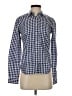 UNTUCKit 100% Cotton Checkered-gingham Blue Long Sleeve Button-Down Shirt Size 0 - photo 1