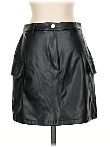 And Now This Faux Leather Skirt (view 1)