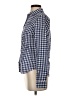 UNTUCKit 100% Cotton Checkered-gingham Blue Long Sleeve Button-Down Shirt Size 0 - photo 5