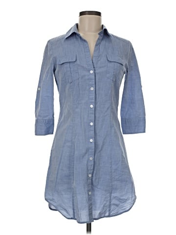 H&M 3/4 Sleeve Button-Down Shirt (view 1)