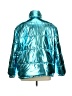 chic soul (chicsoul.com) 100% Polyester Metallic Teal Snow Jacket Size 1X (estimated) - photo 2