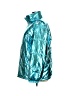 chic soul (chicsoul.com) 100% Polyester Metallic Teal Snow Jacket Size 1X (estimated) - photo 5