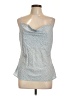 Papermoon 100% Polyester Blue Sleeveless Top Size L - photo 1