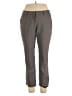 Apt. 9 Solid Gray Casual Pants Size 12 (petite) - photo 1