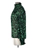 Sugarlips 100% Polyester Animal Print Green Long Sleeve Blouse Size S - photo 5