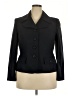 Le Suit 100% Polyester Black Blazer Size 18 - photo 1