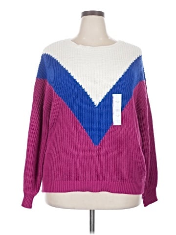 Time and Tru Pullover Sweater (view 1)