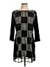 Style&Co Houndstooth Black Casual Dress Size L - photo 1