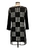 Style&Co Houndstooth Black Casual Dress Size L - photo 2