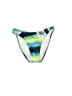 Roxy Print Blue Swimsuit Bottoms Size 8 - photo 1