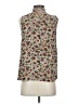Maeve 100% Polyester Floral Ivory Sleeveless Blouse Size 0 - photo 2
