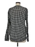 Soft Joie Houndstooth Black Long Sleeve Blouse Size M - photo 2