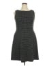Merona Houndstooth Black Casual Dress Size XXL - photo 1