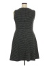 Merona Houndstooth Black Casual Dress Size XXL - photo 2