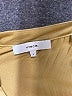 Vince. 100% Polyester Solid Yellow Tan Casual Dress Size L - photo 7