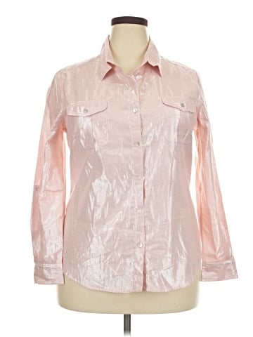 Ruby Rd. 3/4 Sleeve Button-Down Shirt (view 1)