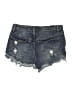 Almost Famous Blue Denim Shorts Size 7 - photo 2
