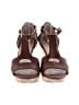 Ellen Tracy 100% Leather Brown Wedges Size 7 - photo 2