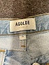 AGOLDE Solid Blue Jeans Size 25 waist - photo 7