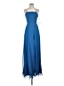 Lovely 100% Polyester Blue Cocktail Dress Size 4 - photo 1