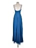 Lovely 100% Polyester Blue Cocktail Dress Size 4 - photo 2