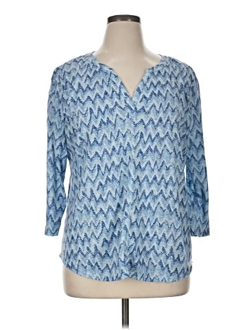 L.L.Bean 3/4 Sleeve Blouse (view 1)