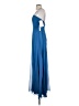 Lovely 100% Polyester Blue Cocktail Dress Size 4 - photo 5