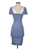 Bozzolo Solid Blue Cocktail Dress Size S - photo 2