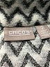 Chico's Chevron-herringbone Gray Vest Size Lg (2) - photo 6