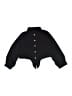 Unbranded 100% Polyester Solid Black Long Sleeve Blouse Size 5 - 6 - photo 1