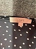 Ann Taylor LOFT 100% Polyester Polka Dots Black Long Sleeve Blouse Size M - photo 7