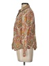 Talbots 100% Cotton Paisley Brown Long Sleeve Button-Down Shirt Size 10 Petite - photo 5