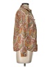 Talbots 100% Cotton Paisley Brown Long Sleeve Button-Down Shirt Size 10 Petite - photo 4
