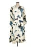Assorted Brands 100% Polyester Print Ivory Casual Dress Size XL - photo 1