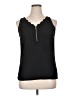 Fortune + Ivy 100% Polyester Black Sleeveless Blouse Size XL - photo 1