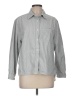Lee 100% Cotton Stripes Gray Long Sleeve Button-Down Shirt Size M - photo 1