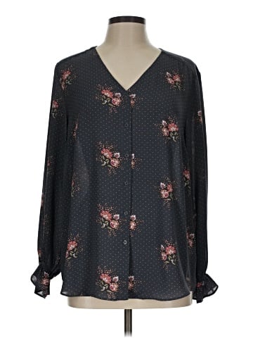 T Tahari Long Sleeve Blouse (view 1)