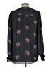 T Tahari 100% Polyester Black Long Sleeve Blouse Size L - photo 2
