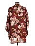 Miss Chievous 100% Polyester Burgundy Kimono Size L - photo 2