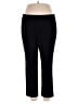 Talbots Solid Black Active Pants Size 14 Petite - photo 1