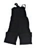 Unbranded 100% Polyester Black Snow Pants With Bib Size 5 - 6 - photo 1