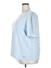 Anne Klein Blue Short Sleeve Top Size XXL - photo 5