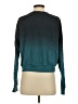 Socialite Color Block Teal Pullover Sweater Size S - photo 2