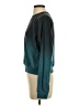 Socialite Color Block Teal Pullover Sweater Size S - photo 5